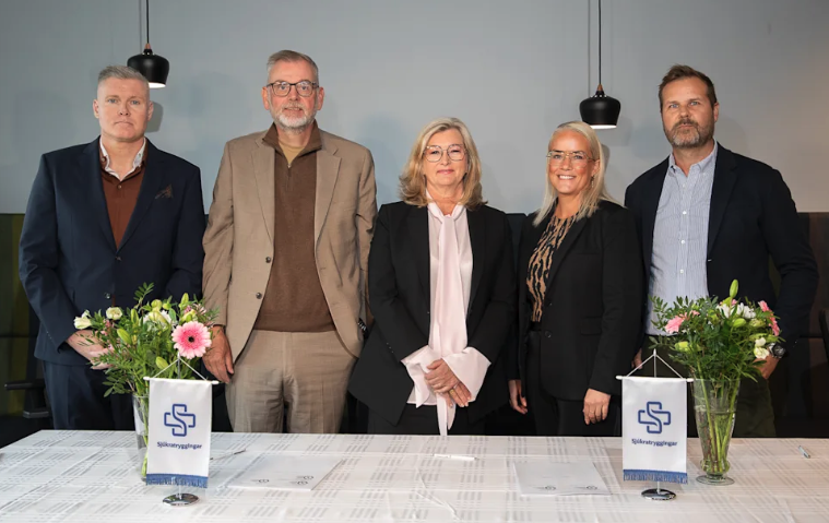 Kristján Jón Jónatansson, framkvæmdastjóri Klínikunnar, Sigurður Helgi Helgason, forstjóri Sjúlkratr…